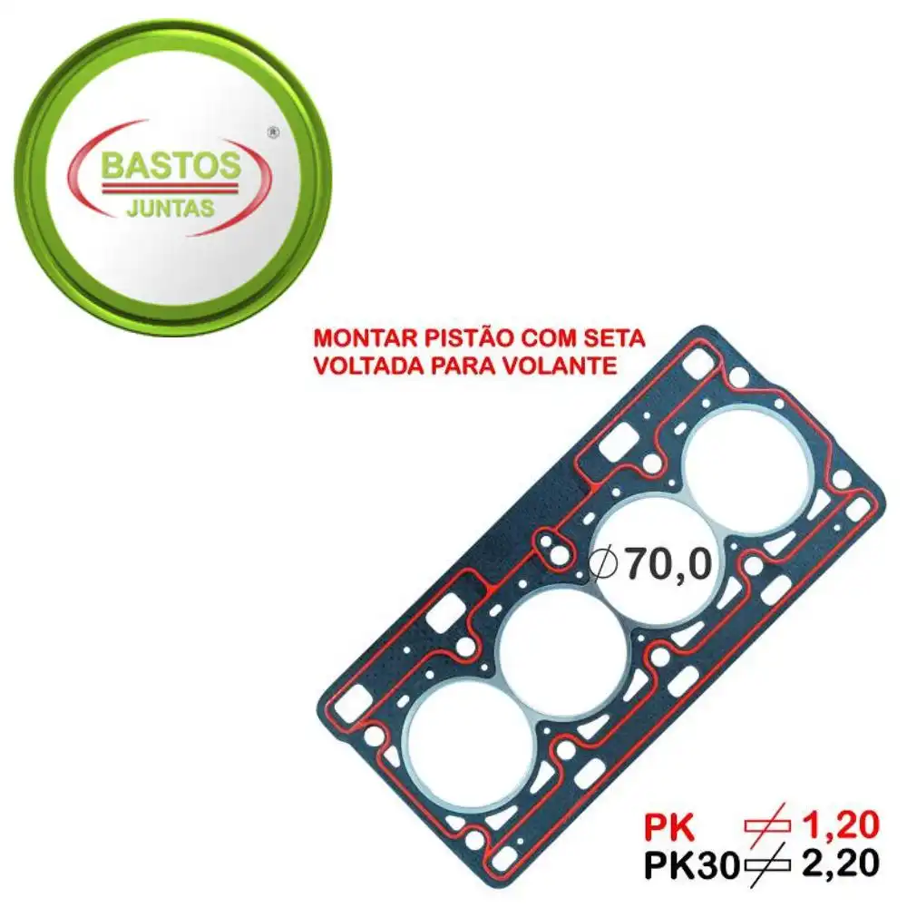 JUNTA CABECOTE CLIO 1.0 16V 2001 A 2012 FIBRA