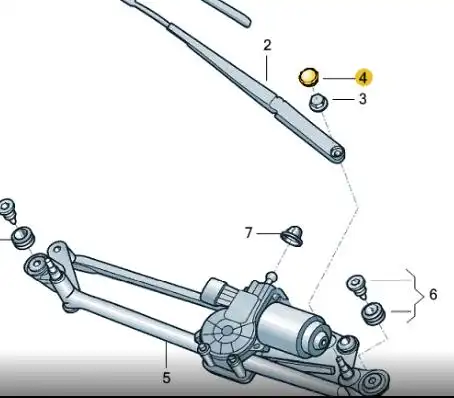 CAPA MOTOR LIMPADOR DIANT VW