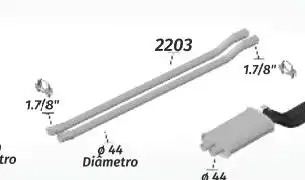 TUBO INTERM CHEVETTE DIMENSIONADO (PAR)