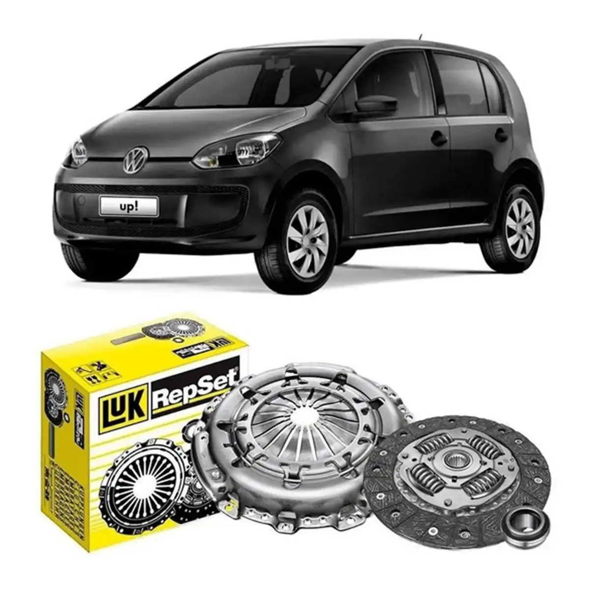 KIT EMBREAGEM VW UP! 1.0 2014 A 2018 COM ROLAMENTO