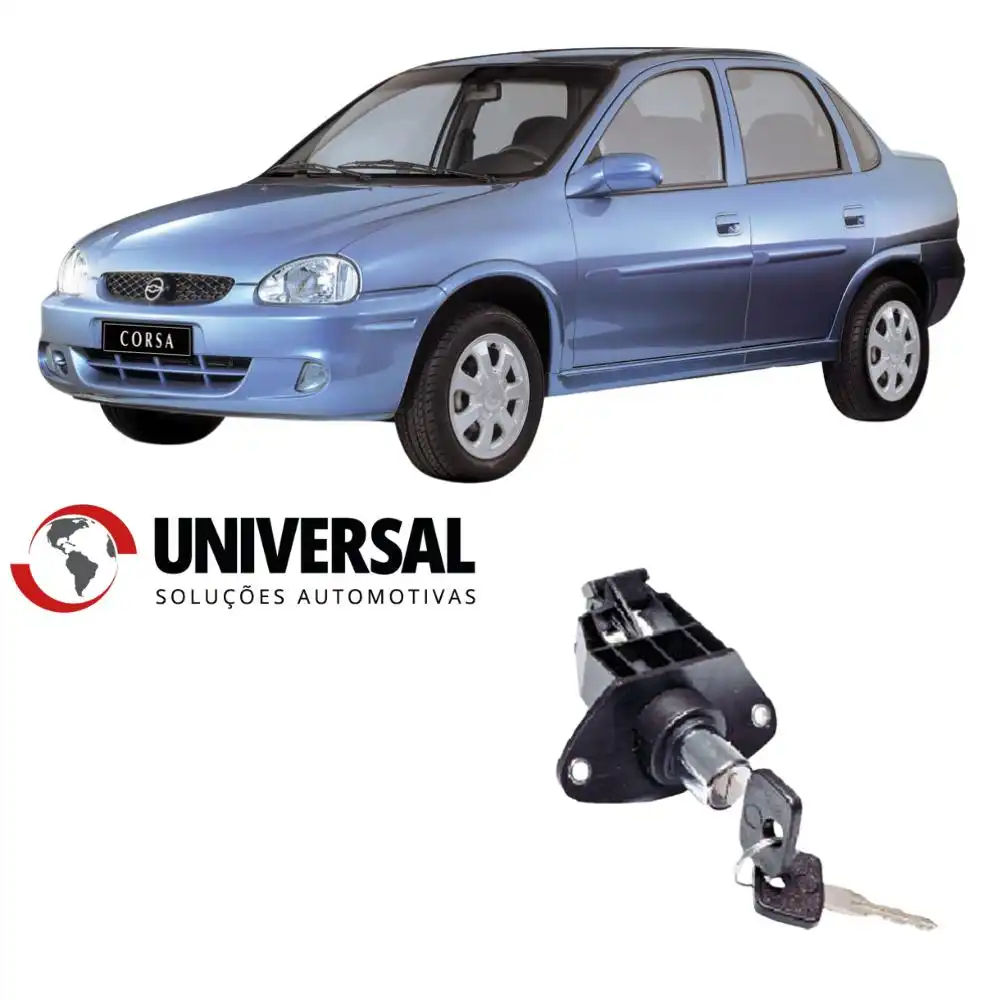 CILINDRO PORTA MALAS CORSA SEDAN 94/02 C/CHAVE
