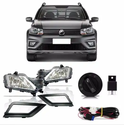 KIT FAROLETE GOL G8 2019 EM DIANTE MOLDURA PRETA