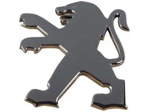 EMBLEMA PEUGEOT CROMADO TAMPA TRAS