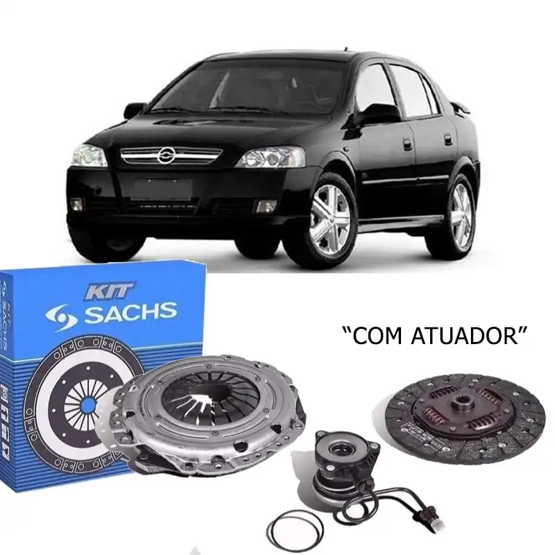 KIT EMBREAGEM ASTRA 1.8 2.0 8V 1999 A 2011 COM ATUADOR