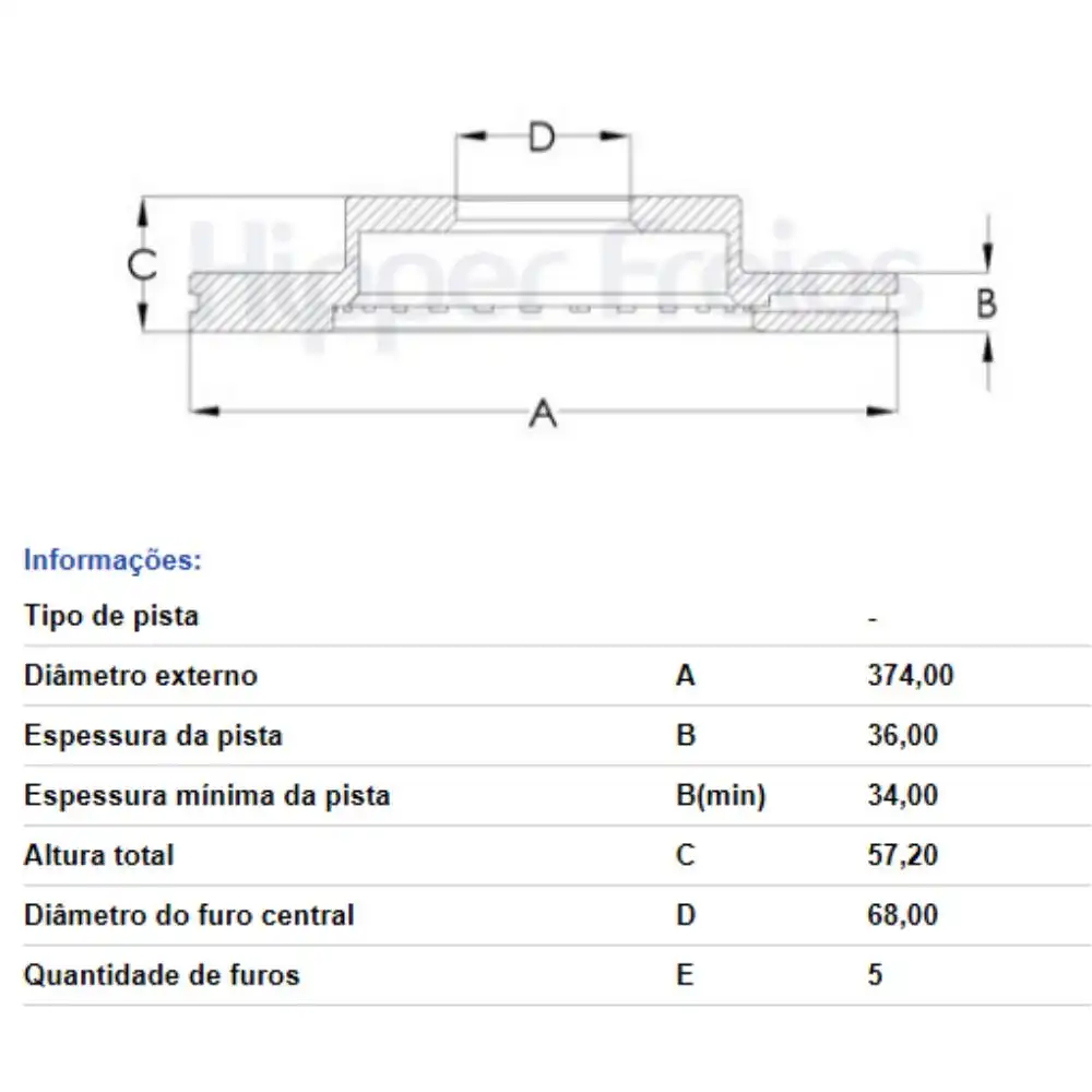 CUBO RODA DIANTEIRO AUDI A7 3.0 2019 EM DIANTE VENTILADO