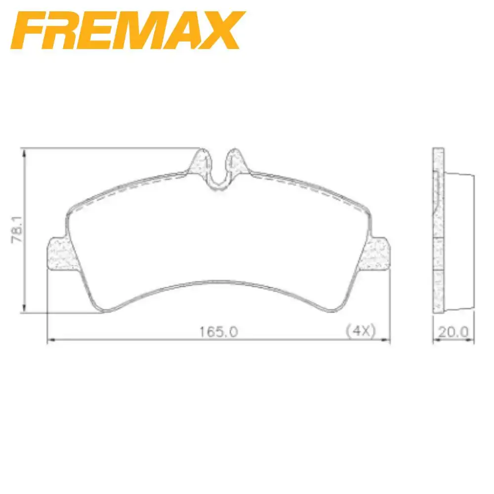PASTILHA FREIO TRASEIRA SPRINTER 515 2012/