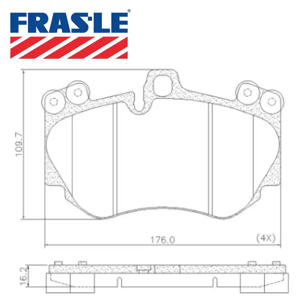 PASTILHA FREIO DIANTEIRA PORSCHE CAYENNE 4.8 32V 2007 A 2015