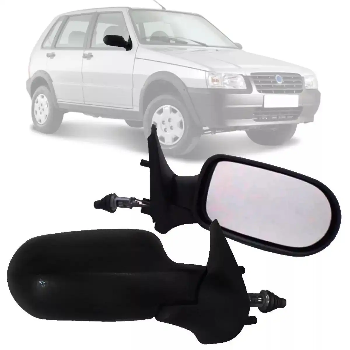 ESPELHO EXT FIAT UNO 05/ 4PTS DIR C/CONTROLE