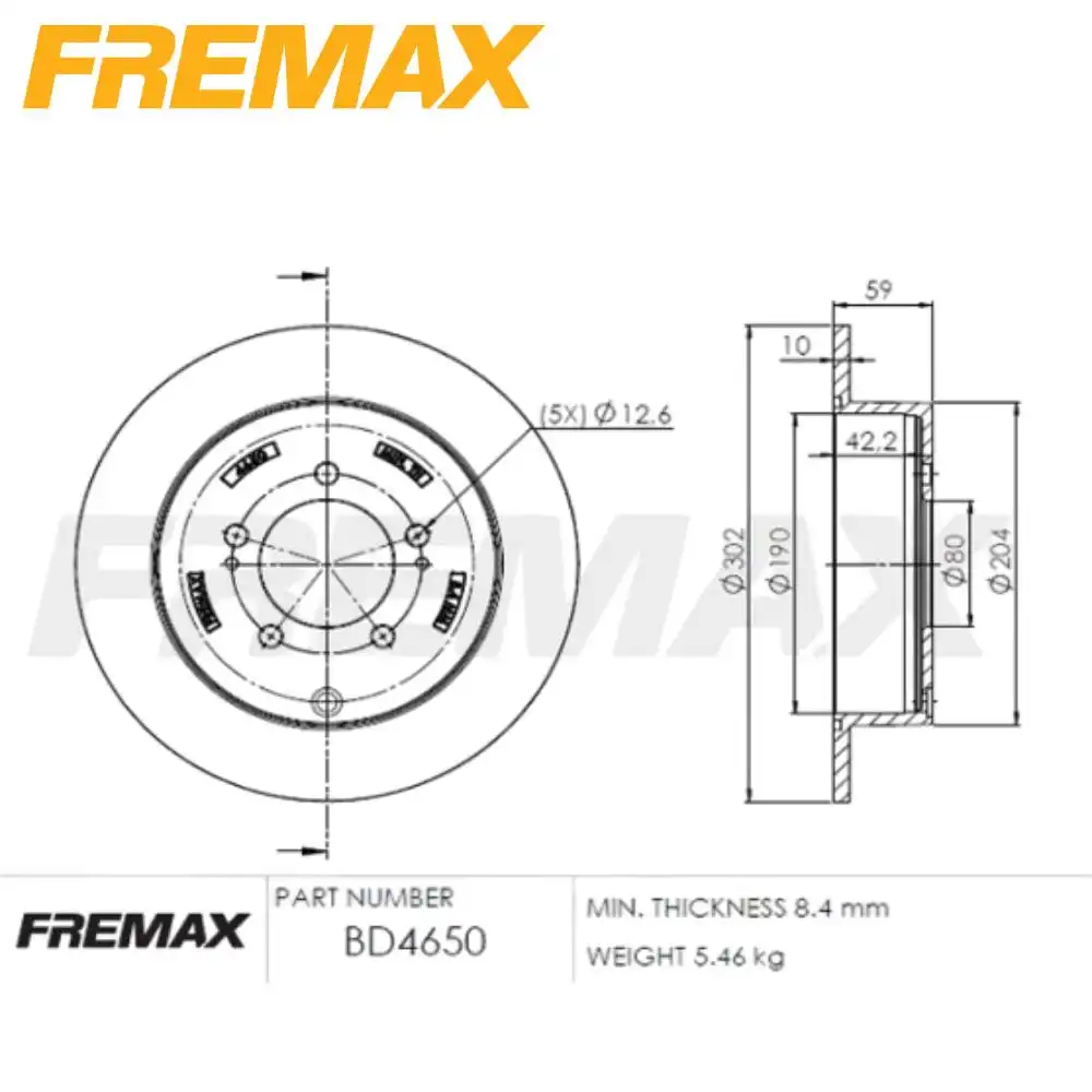 DISCO FREIO TRASEIRO LANCER 2.0 16V 2007 A 2019 SOLIDO