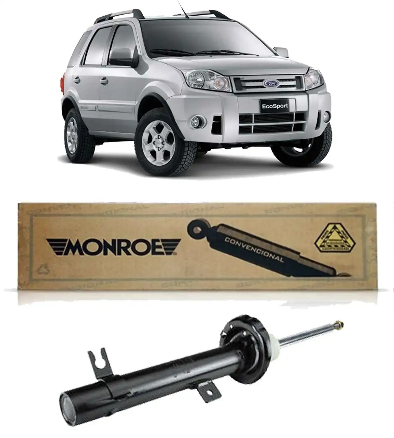 AMORTECEDOR DIANTEIRO ECOSPORT 2002 A 2012 AUTOMATICA