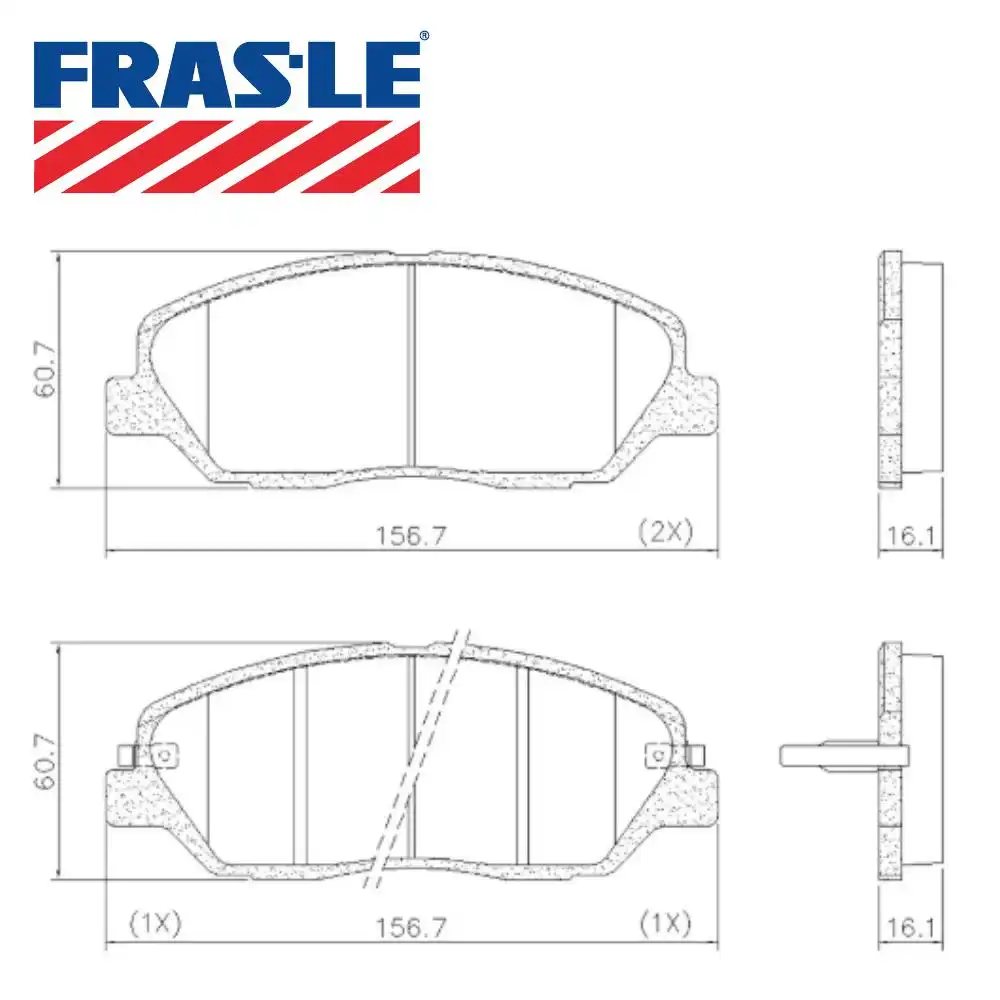 PASTILHA FREIO DIANTEIRA SANTA FE 3.3 24V V6 2013 A 2019