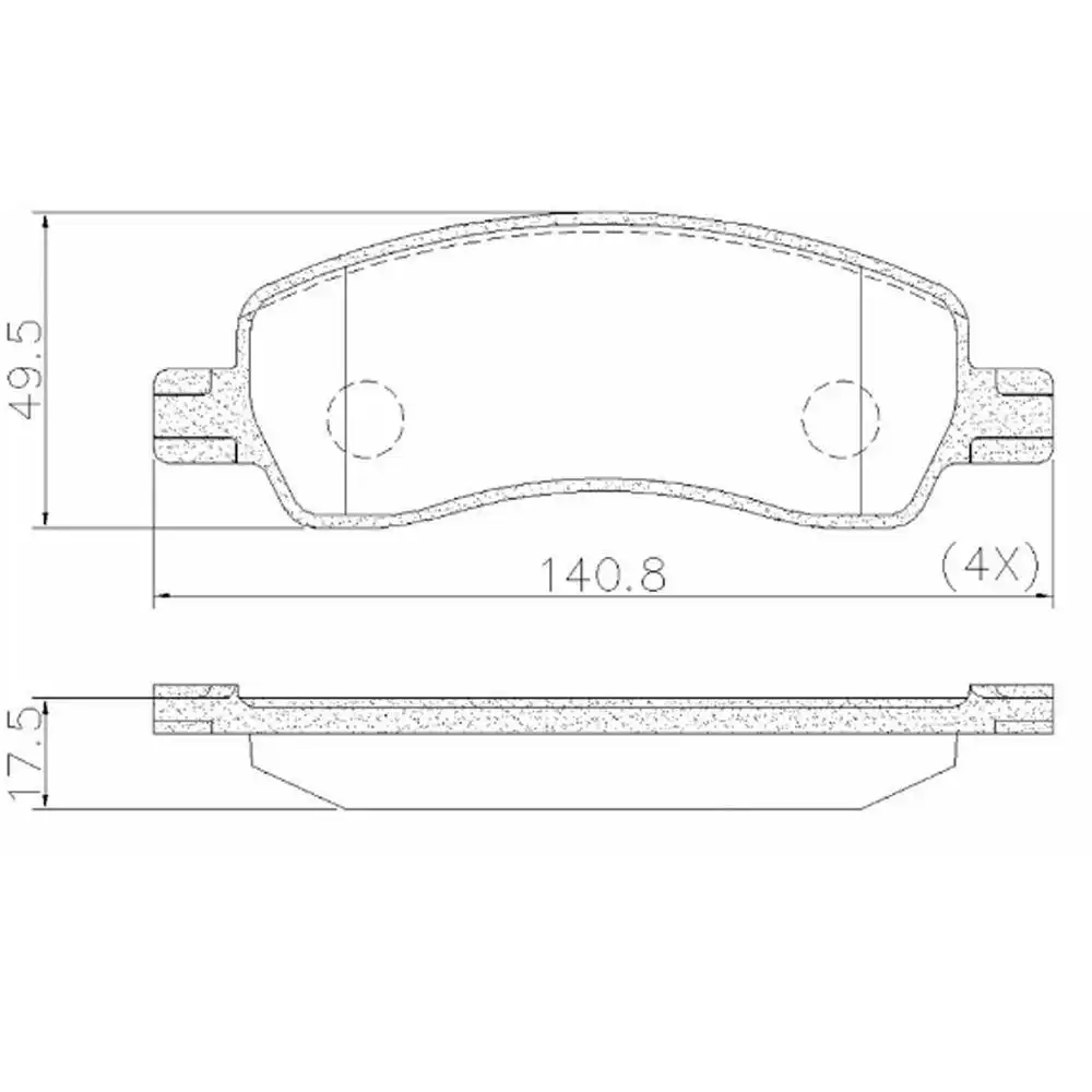 PASTILHA FREIO DIANTEIRA PULSE DRIVE 1.3 2022 ACIMA CERAMICA