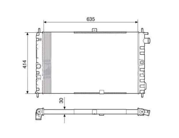 RADIADOR MONZA KADETT EFI 91/ C/S AR