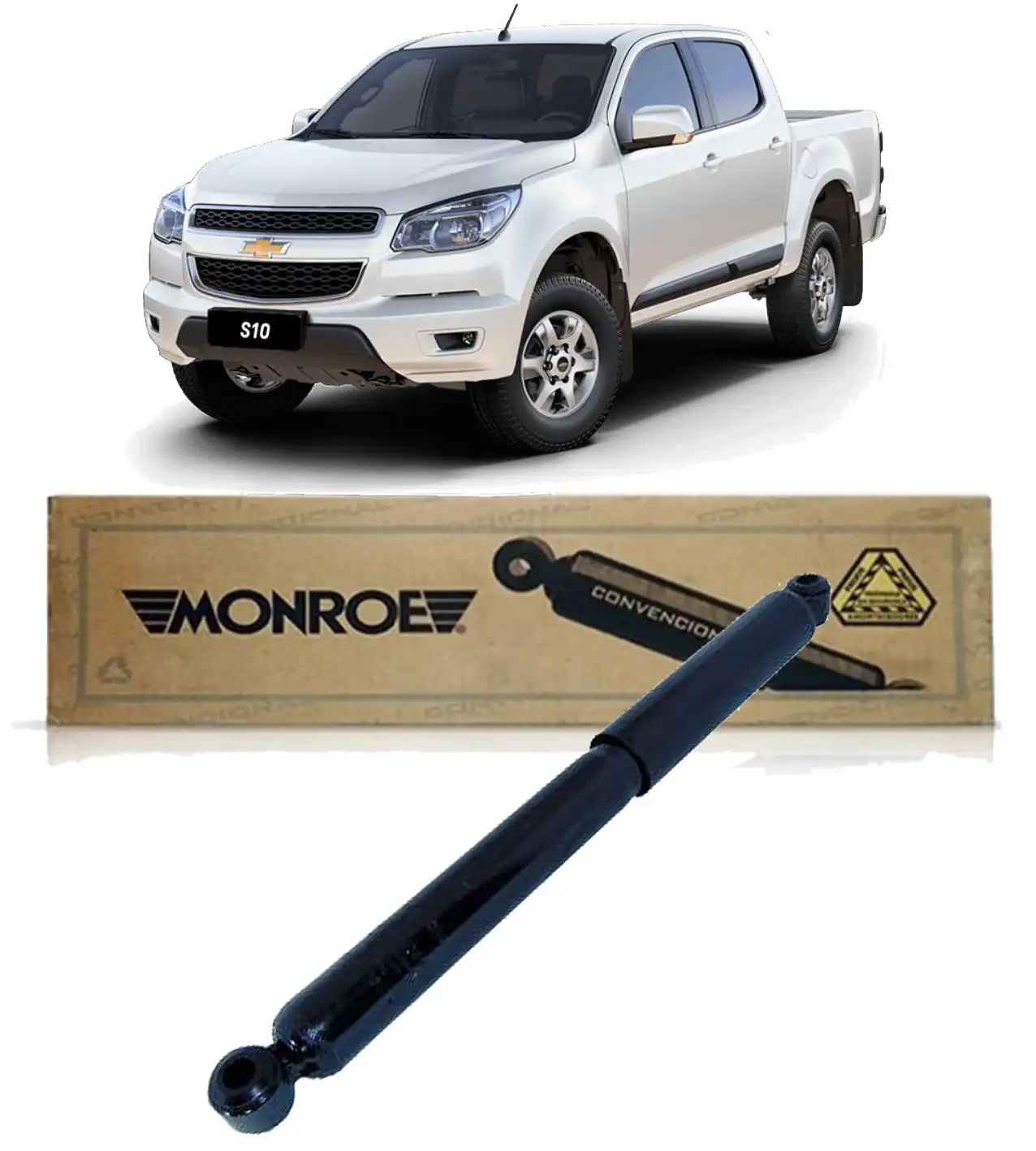 AMORTECEDOR TRASEIRO S-10 4X2 4X4 2012/