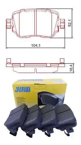 PASTILHA FREIO TRASEIRA GOLF GTI 2.0 2014 A 2018