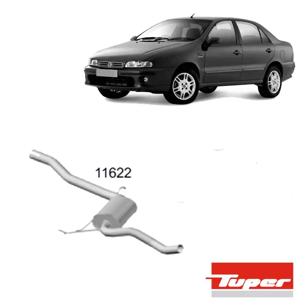 SILENCIOSO INTERMEDIARIO FIAT MAREA 1.8 16V 1999 A 2007