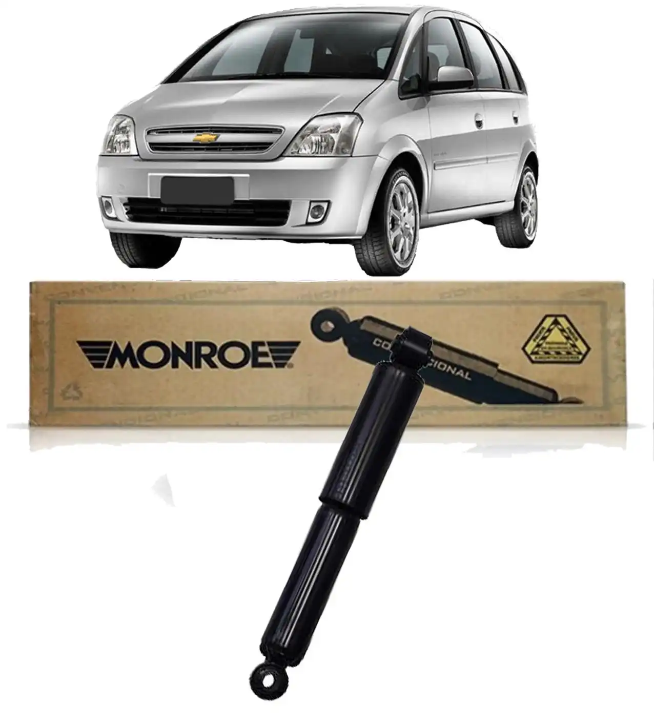 AMORTECEDOR TRASEIRO MERIVA 2002 A 2012