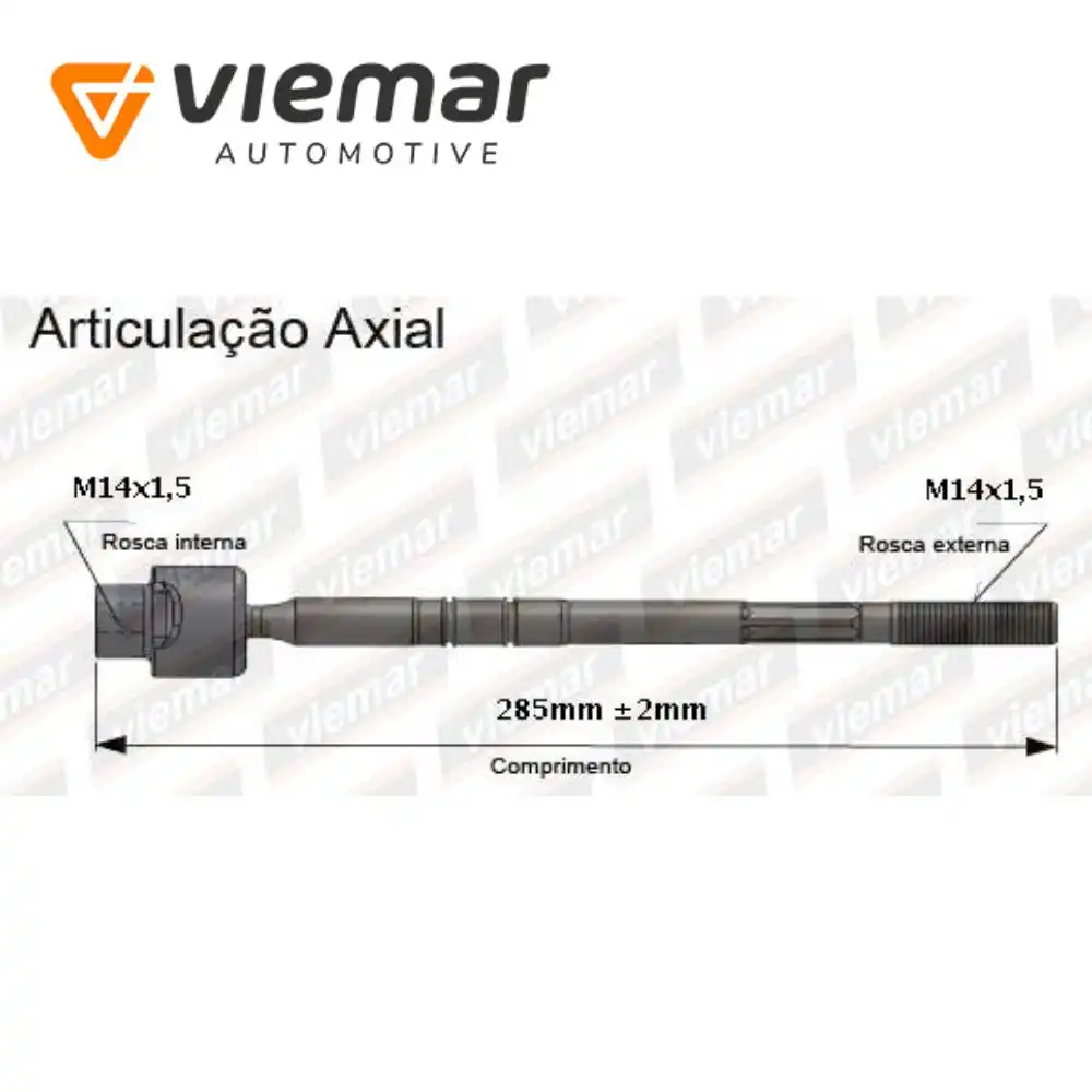 BARRA AXIAL MALIBU 2010 A 2012