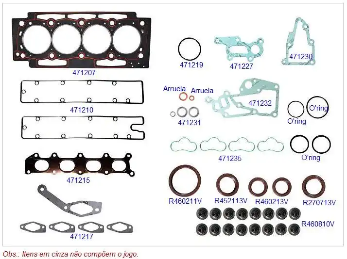 JUNTA MOTOR CITROEN PICASSO 2.0 16V 01/ PEUGEOT 307 C/ RETEN