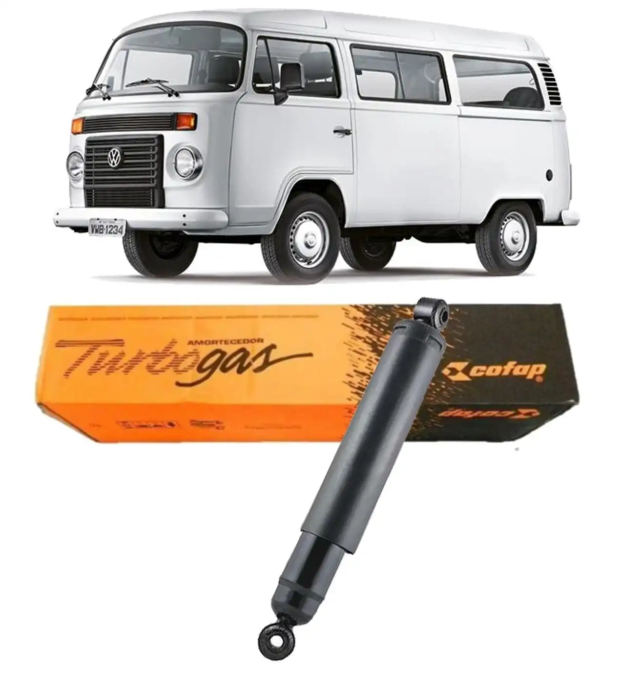 AMORTECEDOR TRASEIRO KOMBI 1997 A 2013