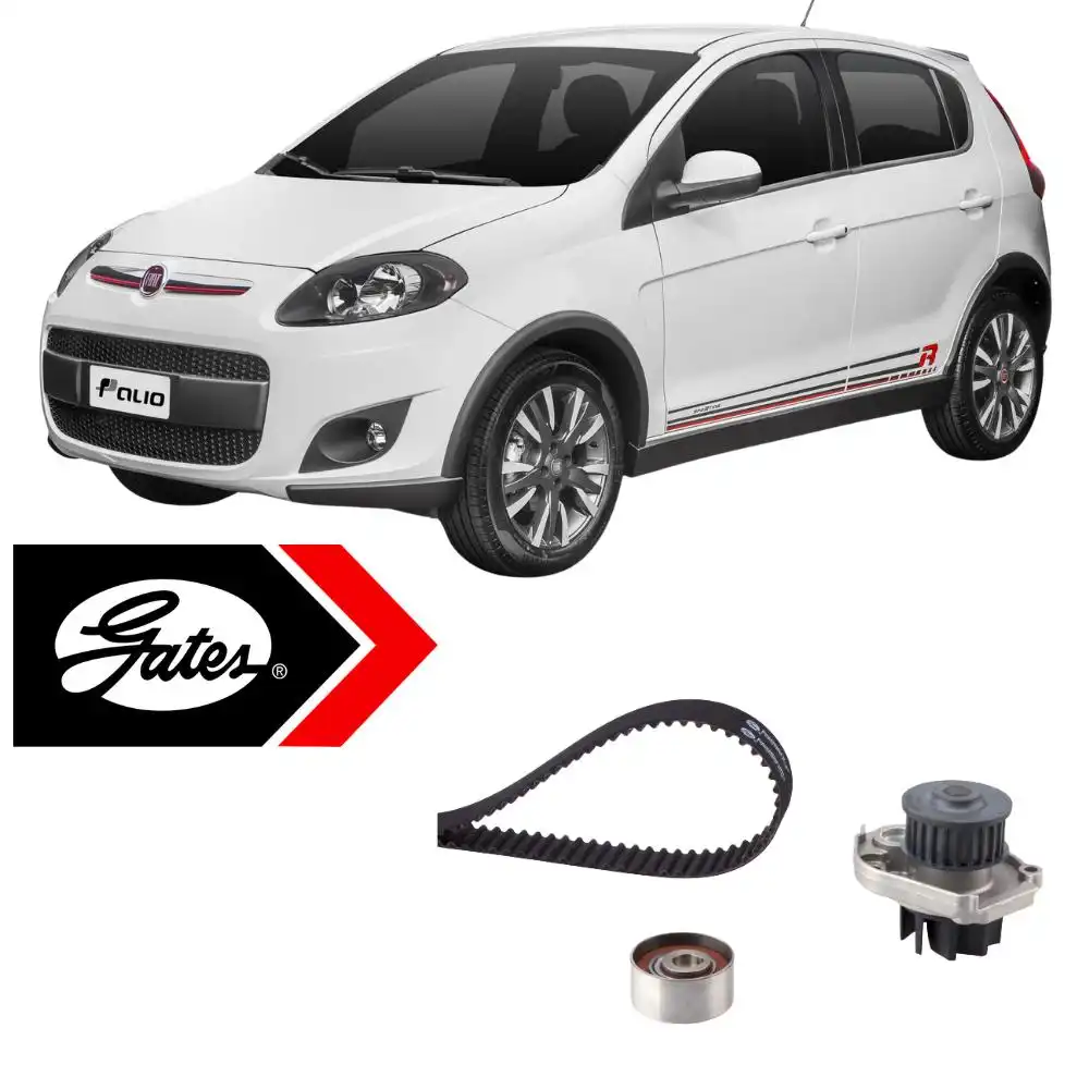 KIT CORREIA DENTADA PALIO FIRE EVO 2010 ACIMA C/BOMBA DAGUA
