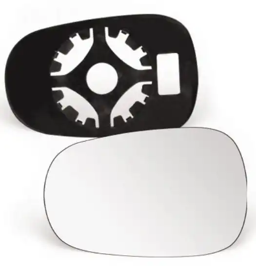 VIDRO ESPELHO RENAULT CLIO MEGANE SCENIC ESQ C/ CARCACA