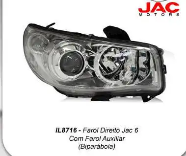 FAROL JAC 6 DIR C/FAROLETE CROMADO