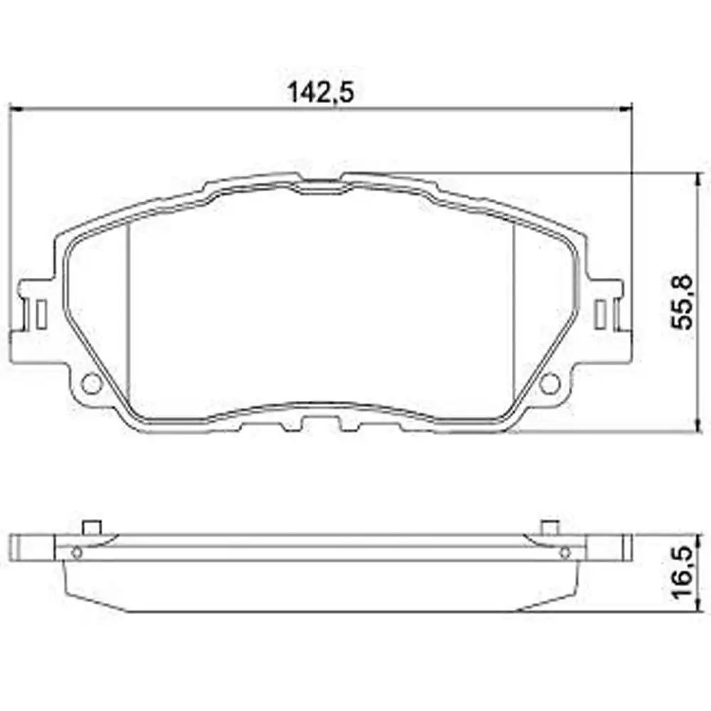 PASTILHA FREIO DIANTEIRA TOYOTA COROLLA CROSS 2021 EM DIANTE