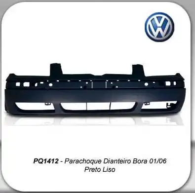 PARACHOQUE DIANT BORA 2001 A 2006 PRETO LISO