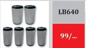 BUCHA FEIXE MOLA TRAS F-250 F-350 99/ (KIT)