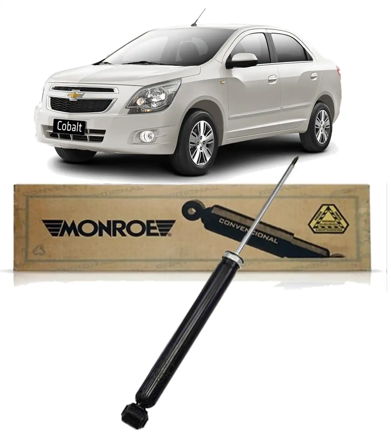 AMORTECEDOR TRASEIRO COBALT 2011 A 2020