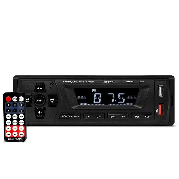 APARELHO SOM/RADIO FIRST OPTION (USB, SD CARD, AUX,BLUETOOTH