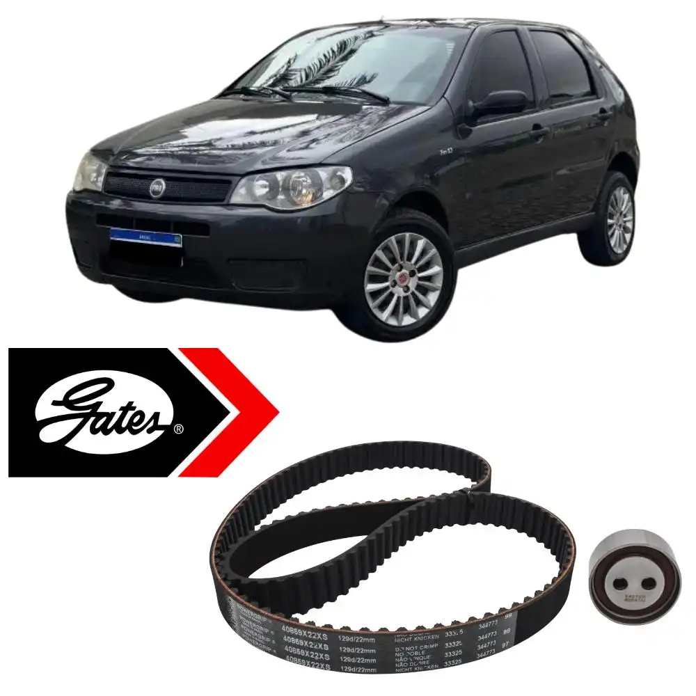 KIT CORREIA DENTADA PALIO 1.3 8V 2003 A 2008