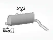 SILENC TRAS PEUGEOT PARTNER 1.6 1.8 99/
