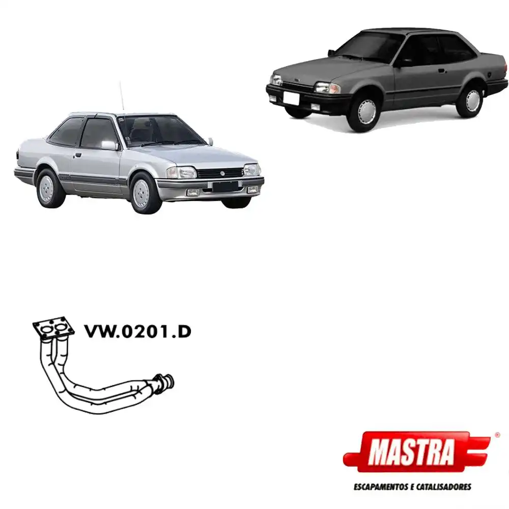 CANO SAIDA MOTOR ESCORT GHIA XR3 1.8 1989 A 1991