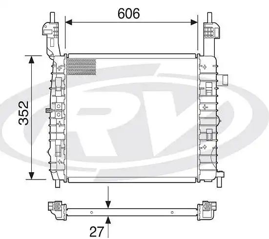 RADIADOR MERIVA 1.8 02/09