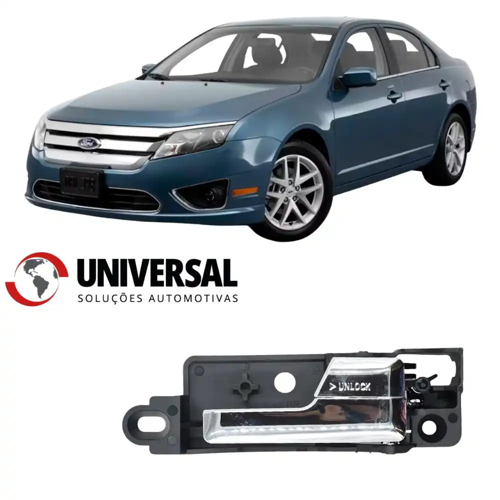 MACANETA INT FUSION TRAS DIR CROMADO C/SUPORTE