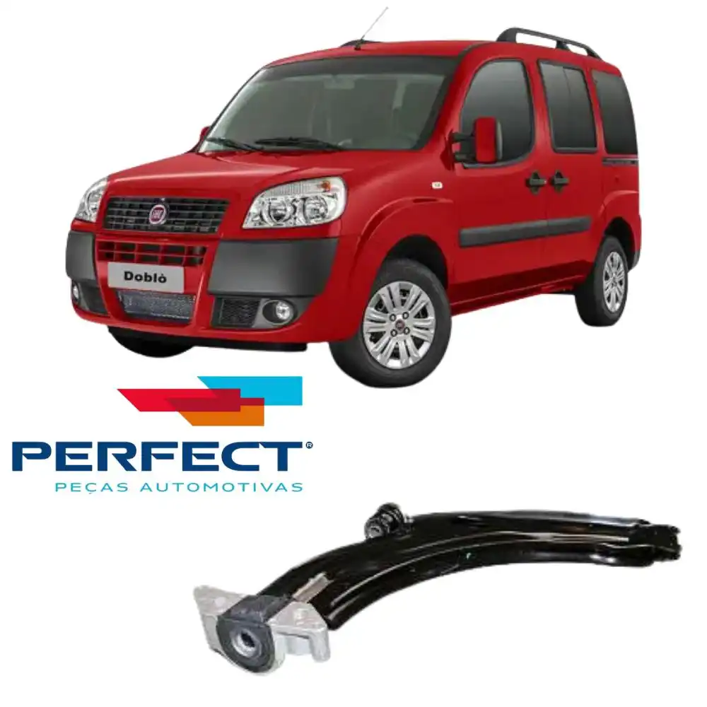 BANDEJA DIANTEIRA FIAT DOBLO 2004 A 2015 DIREITA SEM PIVO