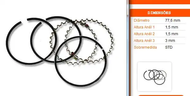 ANEL MOTOR CORSA 1.4 8V 1994 A 1997 - STD