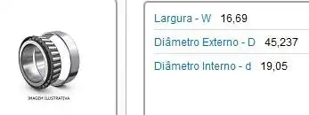 ROLAM RODA DIANT EXTERNO KOMBI/ OPALA EXT (TRAS CORCEL II EX