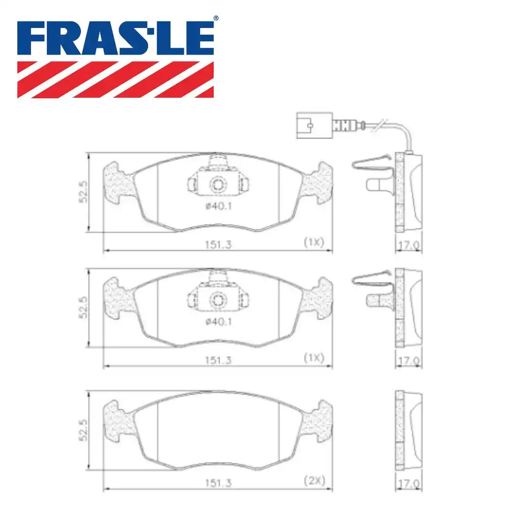 PASTILHA FREIO DIANTEIRA FIAT STILO 1.8 8V 2007 A 2011