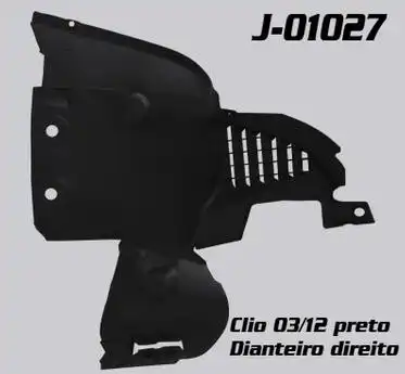 PROTETOR PARALAMA DIANT RENAULT CLIO 03/12 DIR