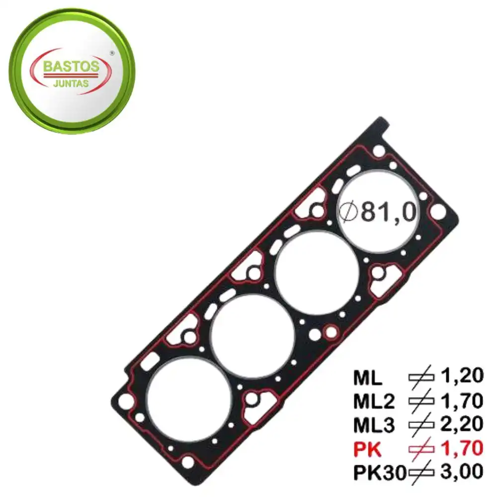 JUNTA CABECOTE PALIO 1.6 16V 2004 ACIMA FIBRA