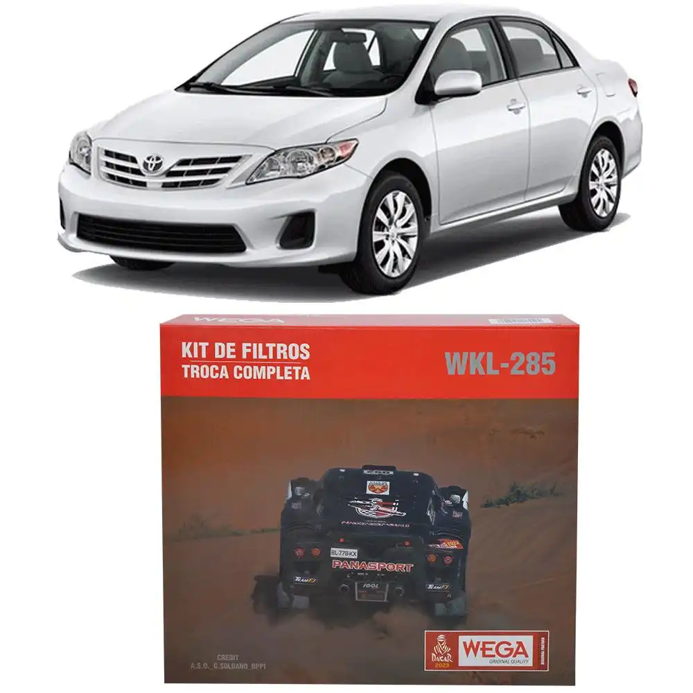 KIT FILTROS TOYOTA COROLLA 1.8 16V 2008 A 2015