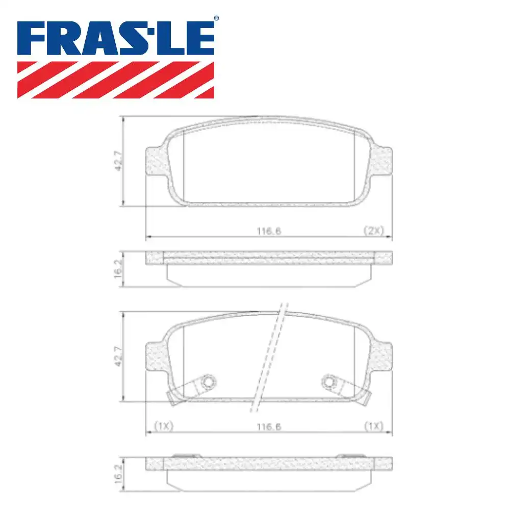 PASTILHA FREIO TRASEIRA CRUZE 1.8 16V 2012 A 2016 CERAMICA