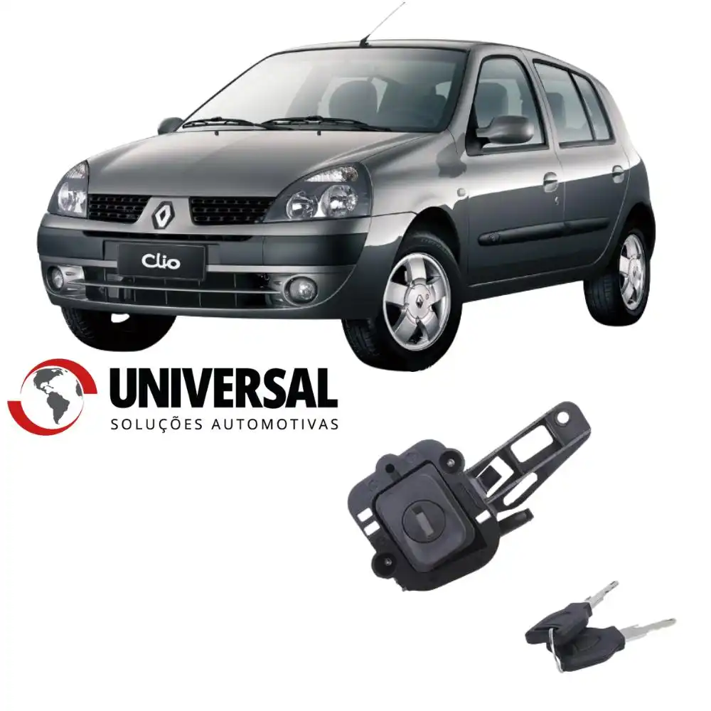 CILINDRO PORTA MALAS RENAULT CLIO 99/03 C/CHAVE (ELETRICA)