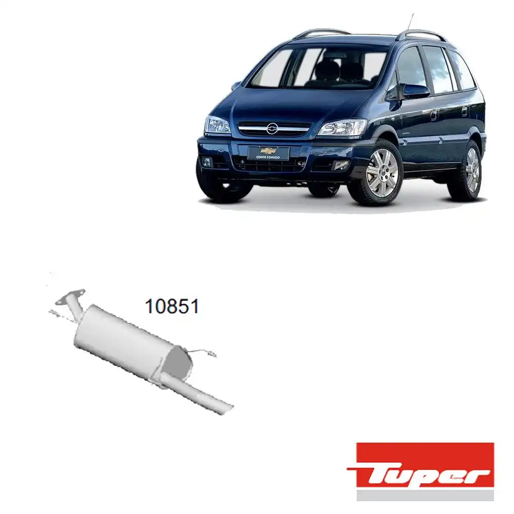 SILENCIOSO TRASEIRO ZAFIRA 2.0 8V 16V 2001 A 2008