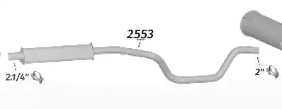 SILENC INTERM FIAT LINEA T-JET 1.4 1.9 MPFI 16V 2009/