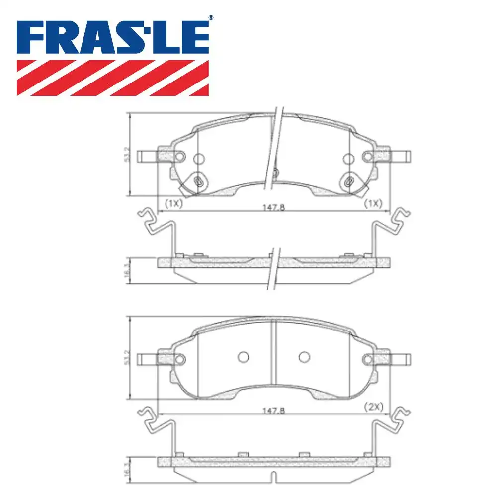 PASTILHA FREIO TRASEIRA RANGER 3.0 24V 2024 ACIMA