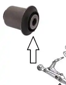 BUCHA BANDEJA DIANT HONDA CIVIC 96/00 PTE DIANT BAND INF (37